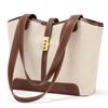SENDEFN Women's Canvas Tote Bag, Large Capacity, Simple Design, Popular, Stylish for Commuting To Work or School
