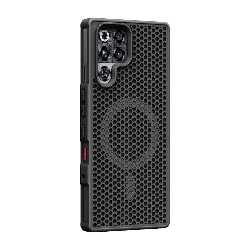 For ZTE Nubia RedMagic 11 Pro Red Magic 11S Pro Plus Case Magnetic Honeycomb Hole Heat Dissipation PC Skin Feel Hard Phone Cover