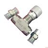 Q84D Two Way Throttle Valves 3/8Inch Bidirectional Hydraulic Restrictor Valves For Fluid Gas Oil Systems Easy to Install
