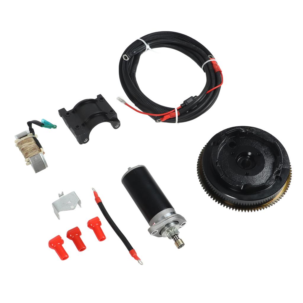 Outboard Motor Electric Start Kit 682 81800 12 Flywheel Rectifier Relay Switch Coil Conversion Kit