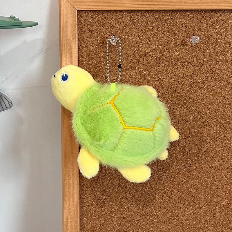 1Pcs Soft Simulation Animal Whale Small Pendant Turtle Ocean Animal Plush Keychain Starfish Pp Cotton Plush Toy Home Decoration