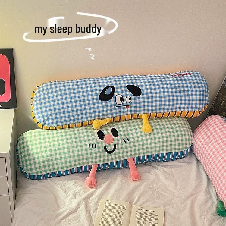 Jedwab lodowy chłodna długa poduszka do spania na boku - Zdejmowany i zmywalny pokrowiec dla dorosłych