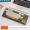 Free Wolf M87 Bluetooth Mechanical Feel Keyboard for Cloud Gaming & Office, Compatible with Xiaomi Tablets, Phones, and Computers