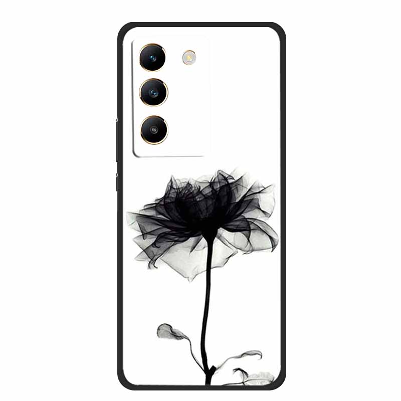 

Phone Case For Vivo V30 Lite 4G Back Cover Case Shockproof Black Silicone Soft Funda For Vivo V30 Lite Case 6.67 V 30 Lite Capa Vivo V30 Lite 4G