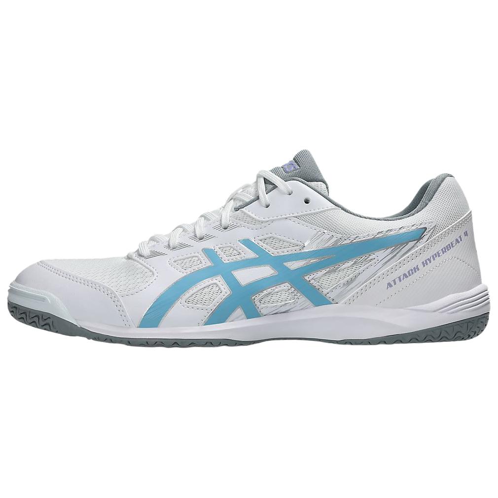 Asics Attack Hyperbeat 4 Comfortable Fit Breathable Support Training Shoes Unisex sneaker White Blue 1073A056-102 44
