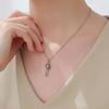 Nouveau Collier Pendentif Étreinte, Bijoux Design Embrassade Mode, Cadeau Souvenir Émotionnel pour la Fête des Mères