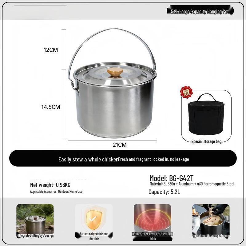 Gongziyu Portable Outdoor Cookware Set