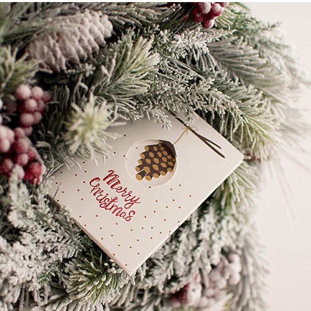 Kort Kort med Kuvert God Jul Önskningsmeddelandekort Bästa Hälsningar Julhälsningskort