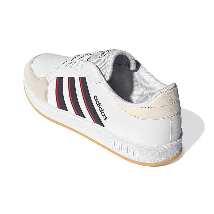Adidas Neo Breaknet Casual Durable Non-Slip Low-Top Skate Shoes Men Sneakers White Beige Yellow GY9586