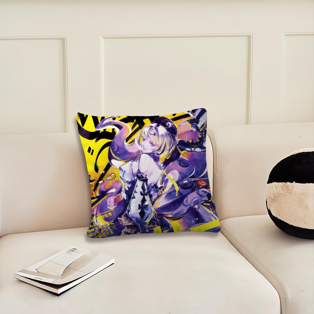 Spiel Zenless Zone Zero Kissenbezug Kissenbezug Dekoration Zimmer Haus Sofa Wohnen Büro Auto Nordische Schlichtheit