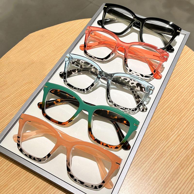 New Fashionable Hd Metal Frame Women'S Reading Glasses Retro Neutral High Quality Anti Blue Light Presbyopia Glasses