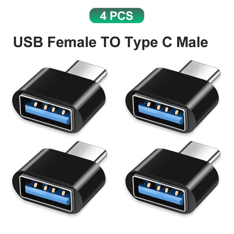 Type C to USB Adapter 3.0 USB-C 3.1 Male OTG A Female Data Connector For MacBook Pro iPad Mini 6/Pro MacBook Air Type C Devices 3