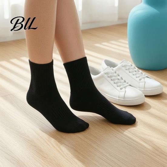 Lightweight Mesh Athletic Socks Cotton Socks, Breathable Solid Color Soft Sweat-Absorbent Moisture Wicking Sports for Running Gym And Daily