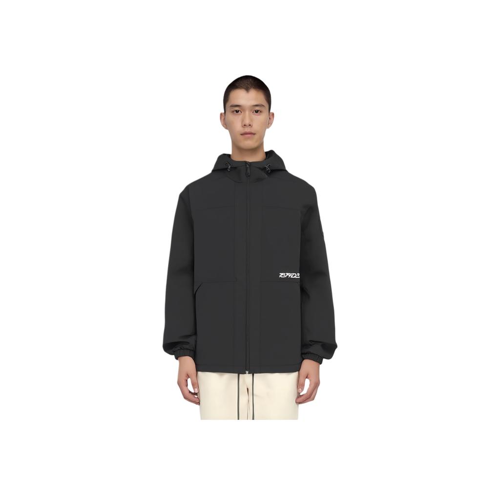 Li Ning Anti-Five Series Pánská sportovní bunda s kapucí s potiskem písmen Černá AFDS065-2