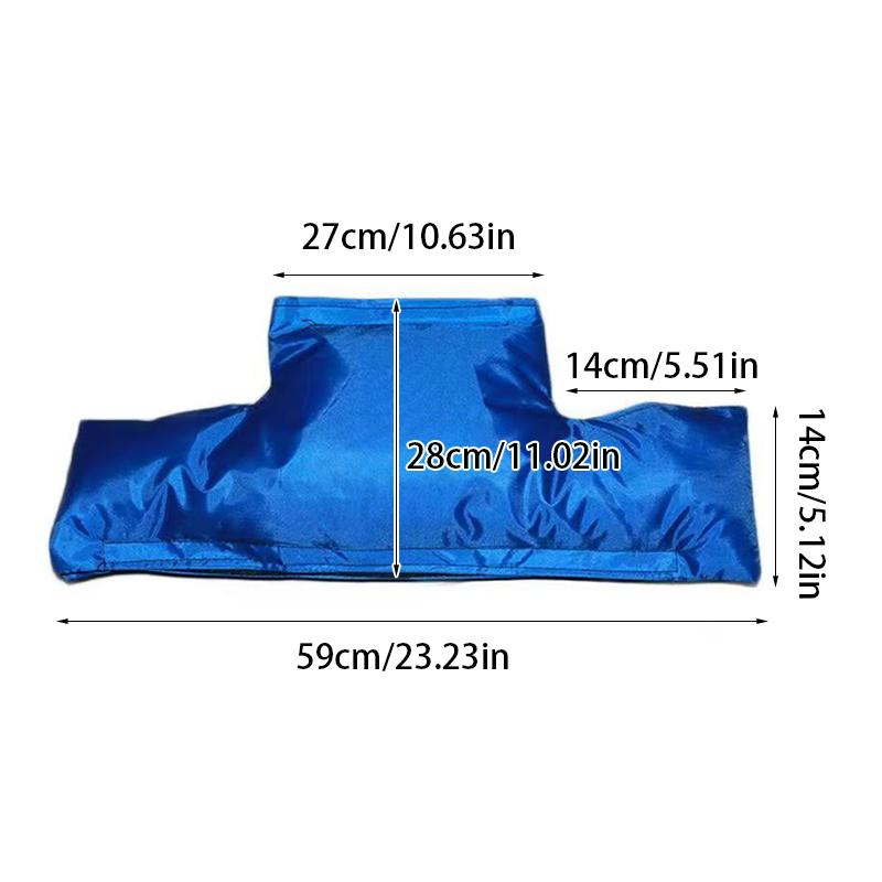 Double Sided Water Meter Insulation Cover Weatherproof 3 Way Sprinkler Valve Cover for Outdoor Winter Pipe Freeze Protection