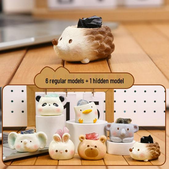 DUDU Cute Pet Zoo Pendant Plush Blind Box Toy for Children & Students by Xiaohongshu.
