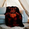 Five Nights At Freddy's Theme Printed Blanket - Perfect for Couch, Bed, Travel & Outdoor Use | Machine Washable, Cozy & Durable.