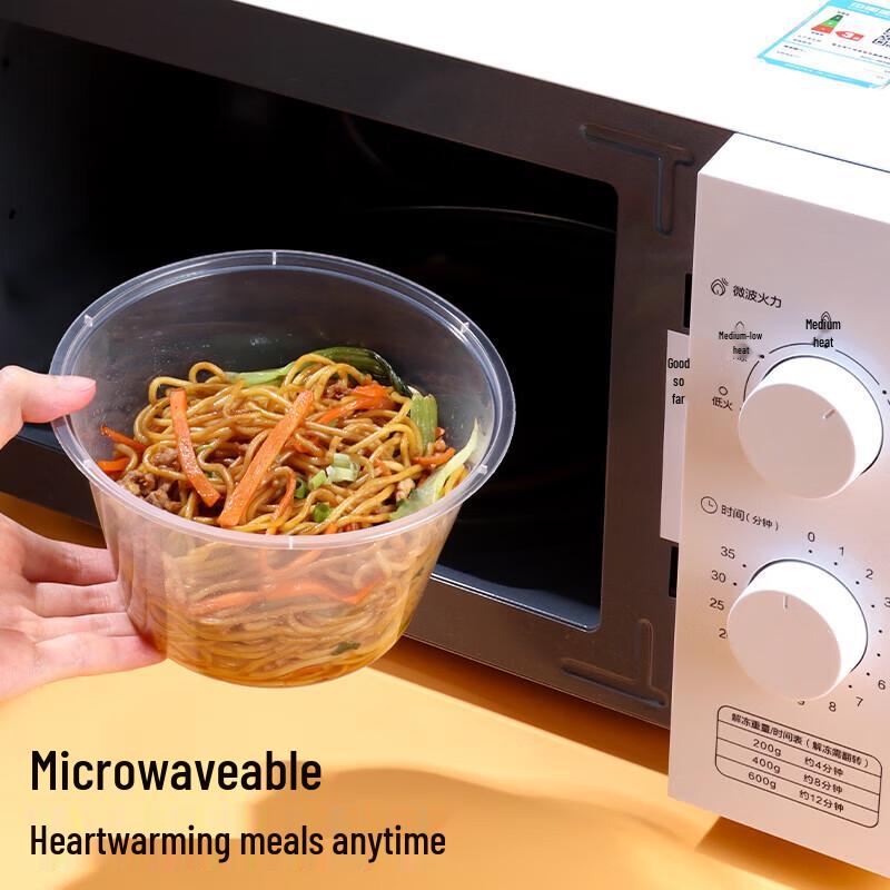 Baijie Disposable Round Microwavable Food Containers