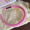 Diadema coreana de Color caramelo para niña, diadema sencilla de moda coreana para niña pequeña, accesorios para el cabello