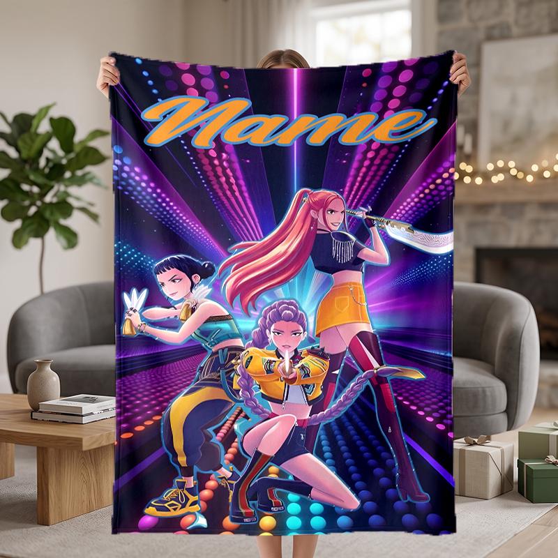 HUNTRIX Custom Flannel Blankets Soft Warm Cozy Throws for Home Decor Holiday Gifts