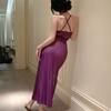 Sex Underwear Aesthetic Perspective Fishtail Dress Deep Temptation Perspective Pure Desire Mesh Suspender Nightdress Temperament S