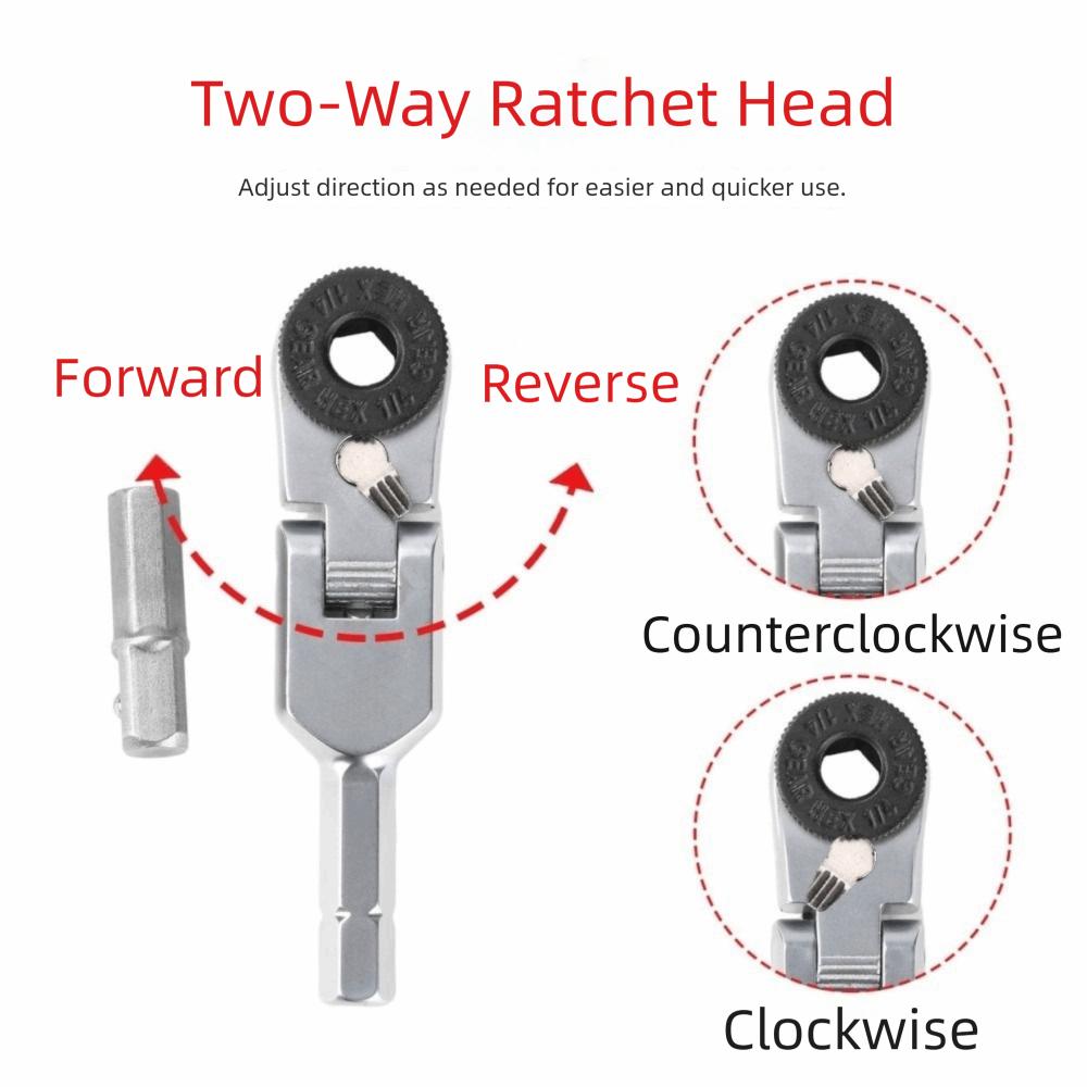 6.35mm Wrench Screwdriver Stainless Steel Socket Wrench Wrench Tool Hand Repair Tool Hand Repair