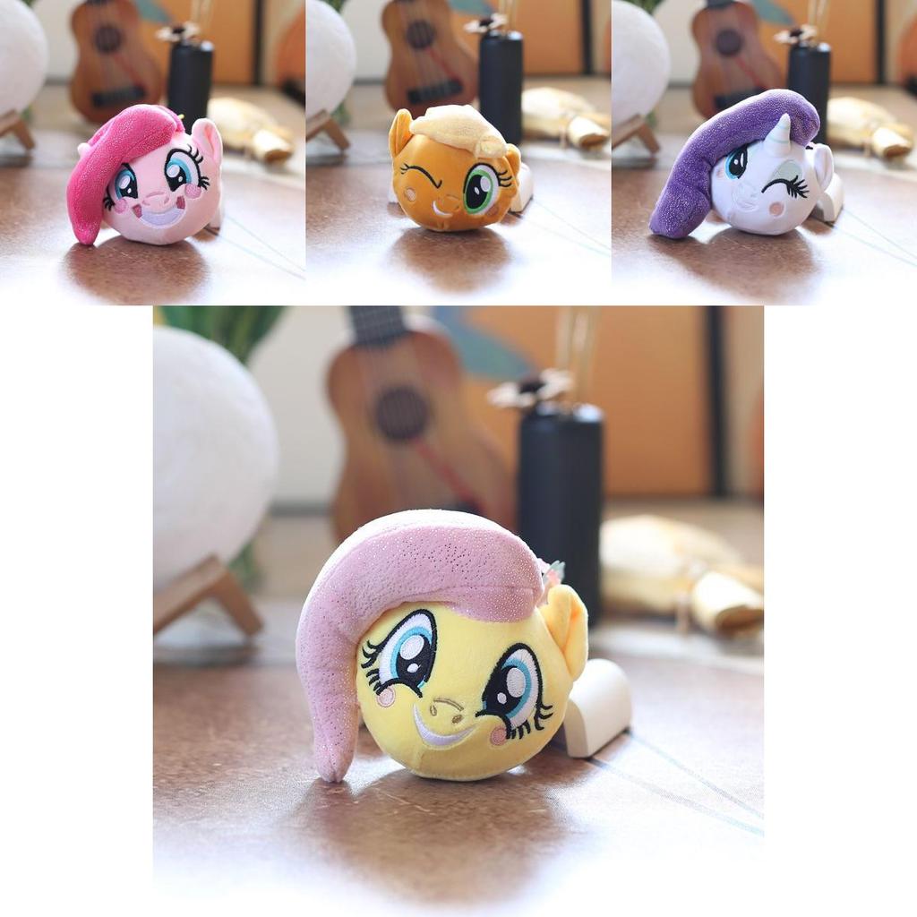 Cute Pony Plush Keychain Super Soft Stress Relief Toy Gift For Girls Kids Decor