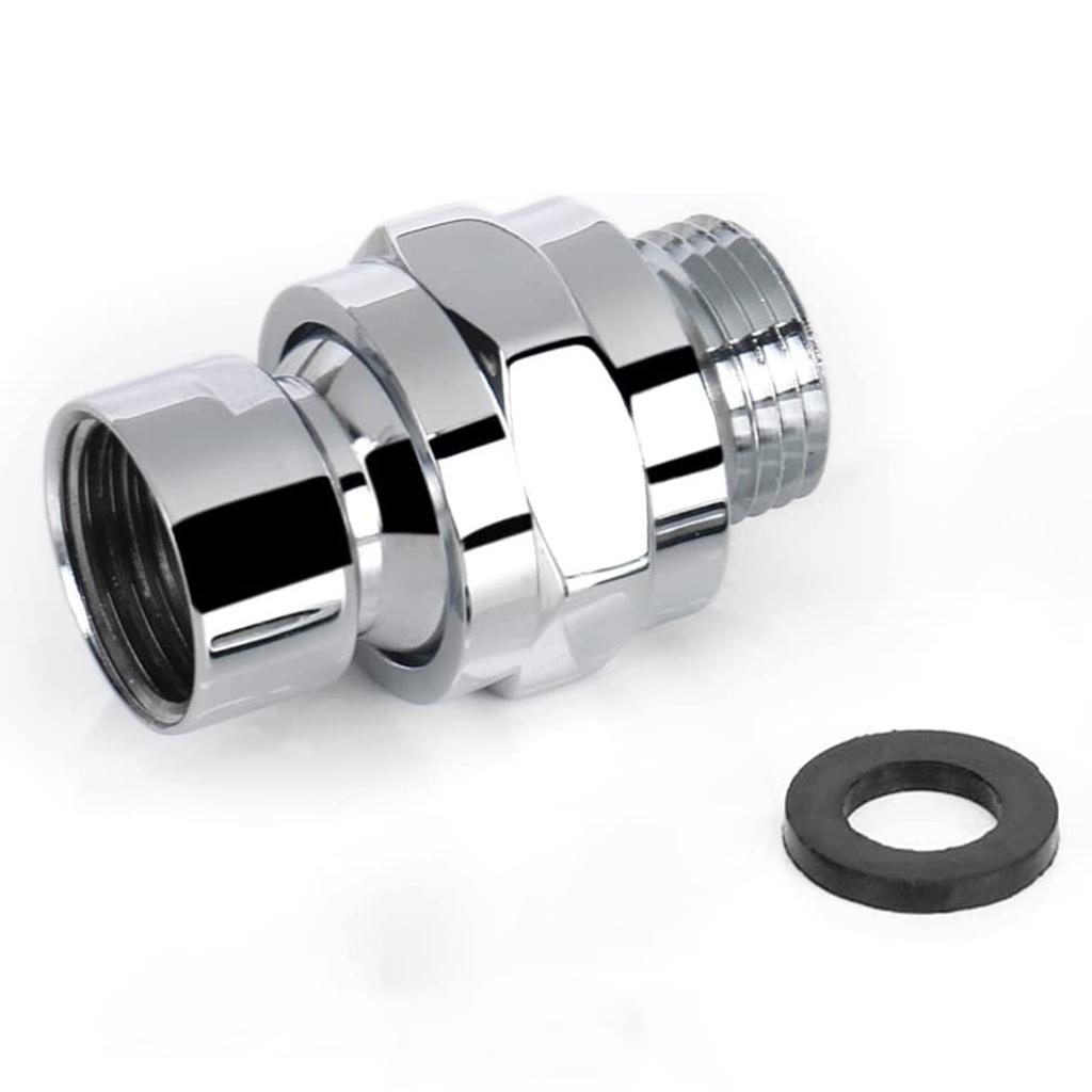 Shower Connector Ball Joint Replacement Shower Head Swivel Ball Adapter Brass Adjustable Shower Arm Connector Enduring