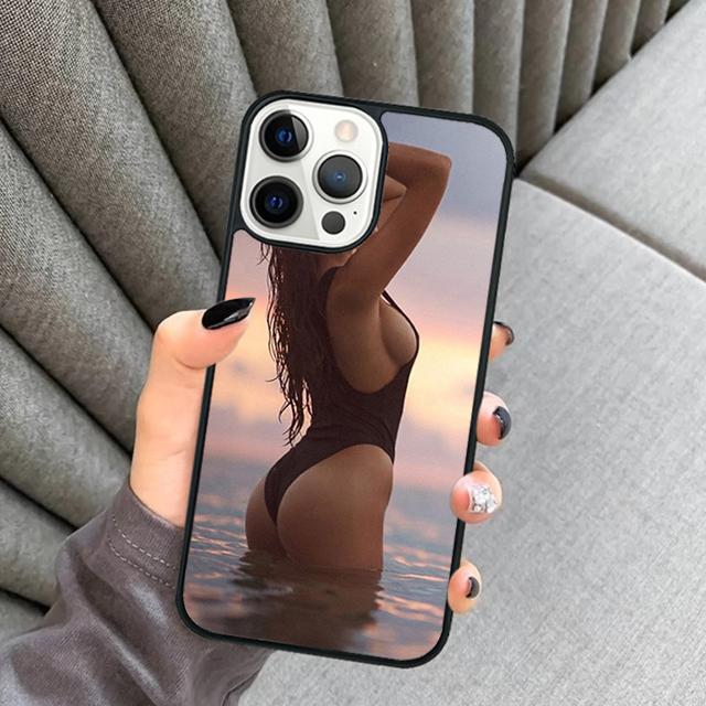 Sexy Girl Underwear Phone Case For iPhone 17 Air 16 15 14 plus 12 13 Pro max Soft Bumper Shell Cover coque