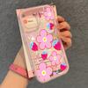 Pink Flower Strawberry TPU Transparent Silicone Phone Case For iPhone 11 12 13 14 15 16 17 Pro Max 14 Plus Shockproof Cover