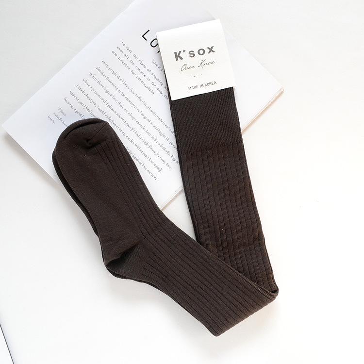 0jk Korean College Style Women's Socks, Calf and Knee-High, Big Polka Dots