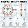 PINDOWS Unisex Analog Quartz Watch for 30m Water Military Time Luminous Dial for Easy Visibility Women's Watch, Students, Resistant, Display,