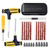 New Car Motorcycle Tire Repair Kit Puncture Plug Tools Tyre Puncture Emergency for Tire Strips Stirring Glue Repair Tool Kit
