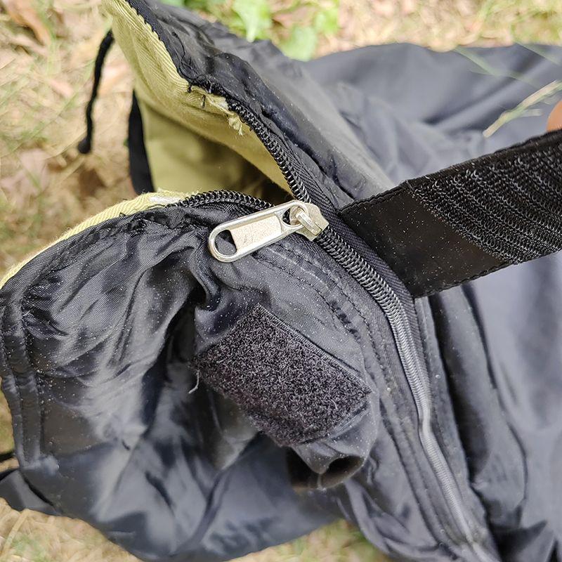 A1R Tunnel Water-Resistant Warm Sleeping Bag - Lightweight, Black, Capsule Design with Protective Cover, Dirt-Resistant, Inflatable.