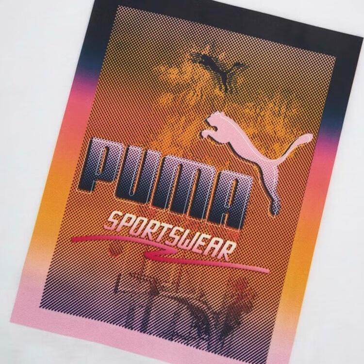 PUMA Basic GRAPHICS T Shirt Men's White 02 690666-02