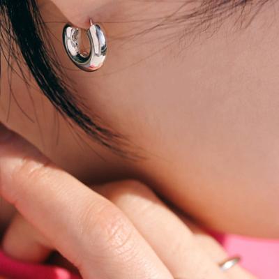Boucle d'oreille BE0050 argent925 Buttering