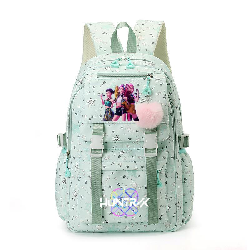 Kpop Witch Hunter Backpack Junior High School Elementary School College Style School Bag Travel Backpack Cartoon