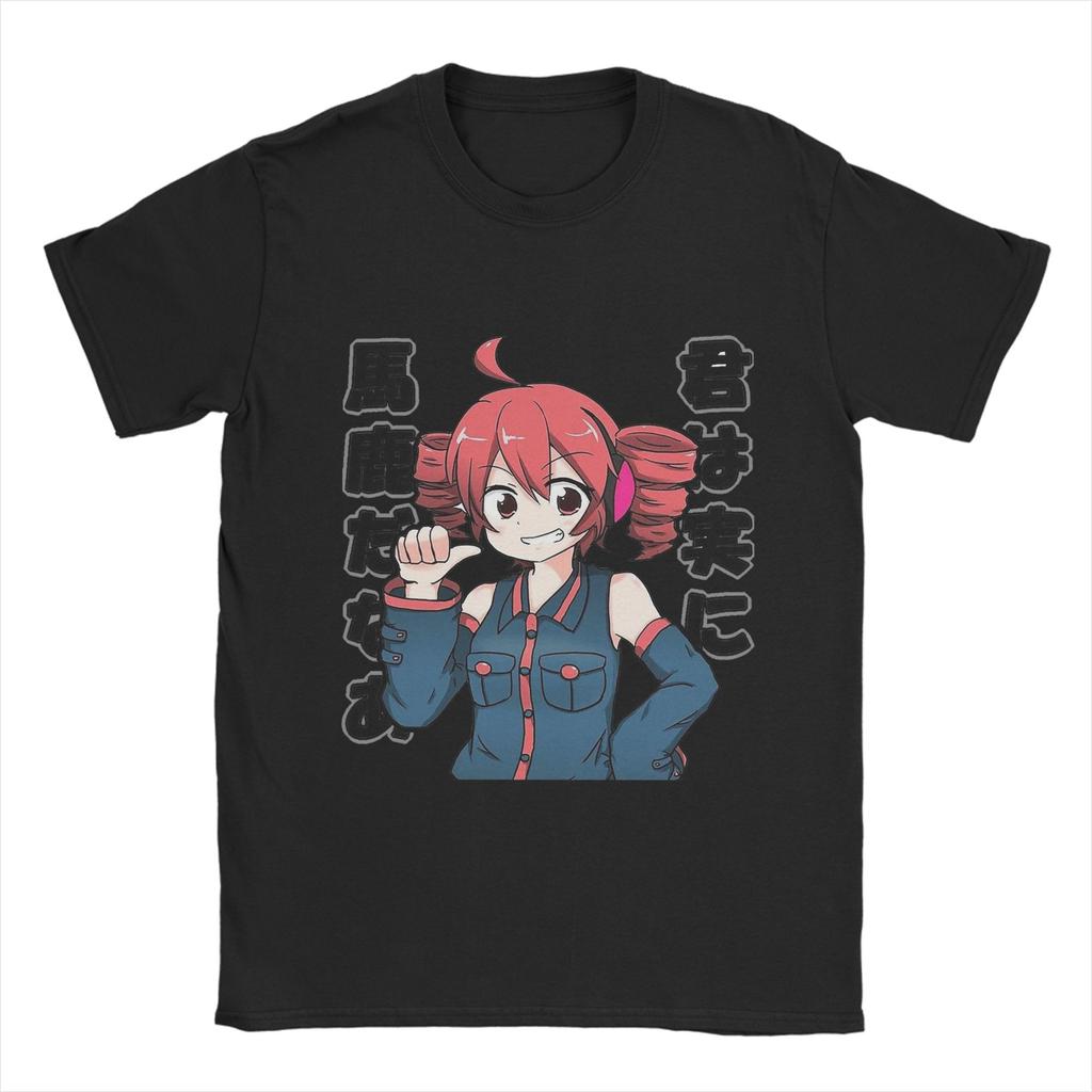 Vintage Kasane Teto TShirt Unisex Women Round Neck Summer Cotton T Shirt Hip Hop Short Sleeve Tees Plus Size Clothing