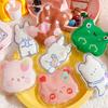 Hot Water Bag Self-heating Portable Reusable Leak-proof Safe Keep Warm Transparent Cartoon Animals Shape Hand Warmer Bottle for Office
