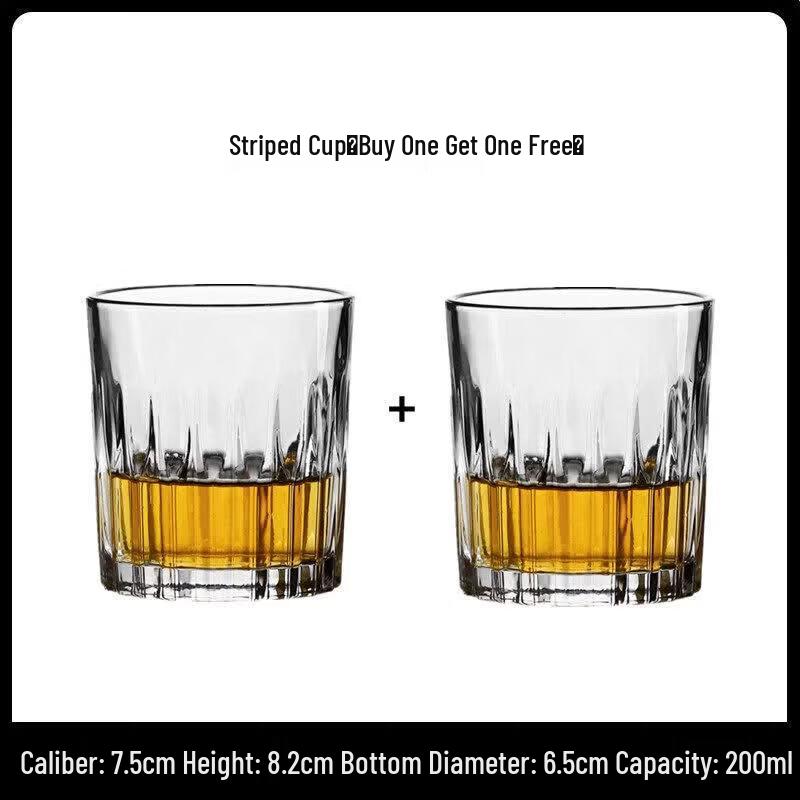 Elegant Classic Whiskey and Cocktail Glass
