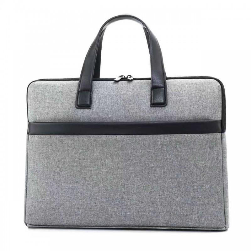 Minimalist Water-Resistant Oxford Cloth Briefcase Men Women - 15-inch Laptop Handheld Business Bag Urban Commuter