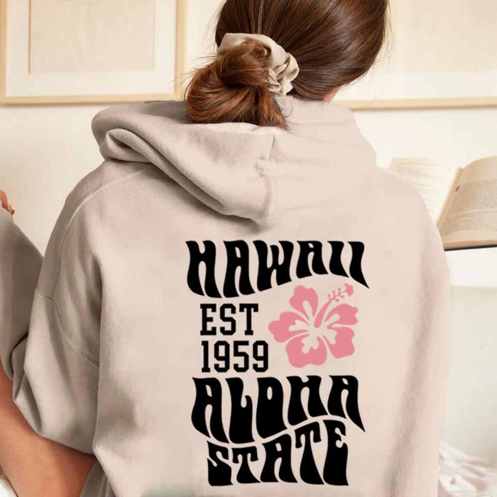 Aesthetic Hawaii Hoodie Aloha State Sweatshirt