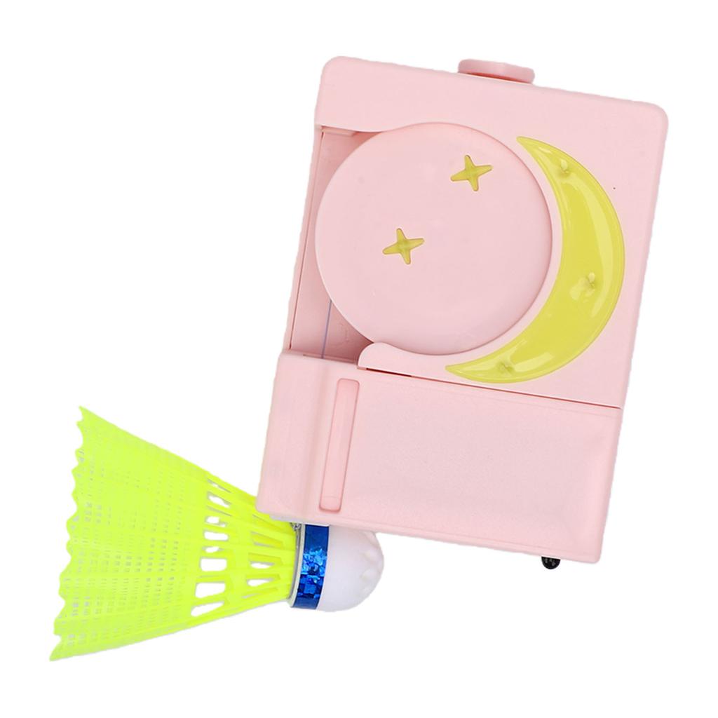 Automatic Rebound Badminton Trainer Kit Single Player Badminton Self Training Device with 6 Shuttlecocks and Remote for