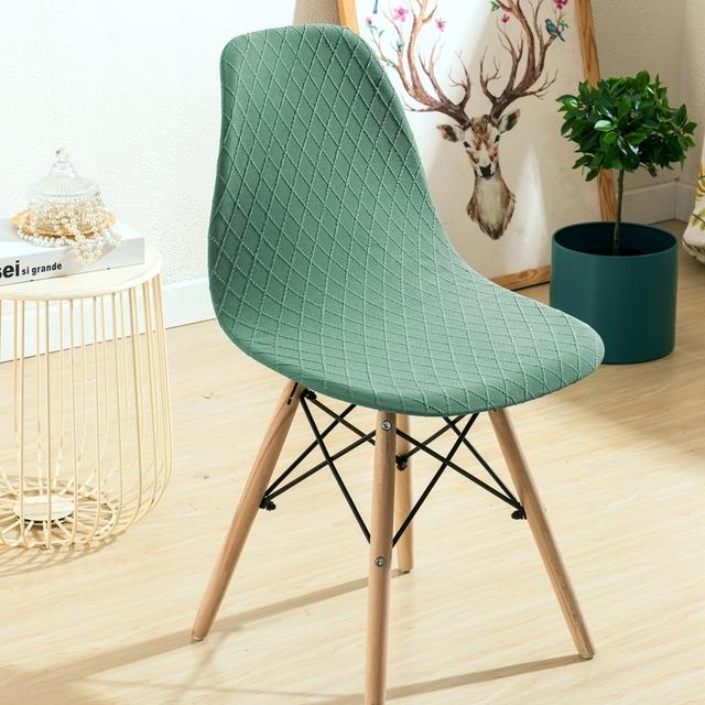1 /2 /4 /6 Pièces Housse de Chaise en Polyester Élastique Petite Taille Protecteur de Chaise Housse de Siège Pour Hôtel Banquet Fête de Mariage Salle à Manger