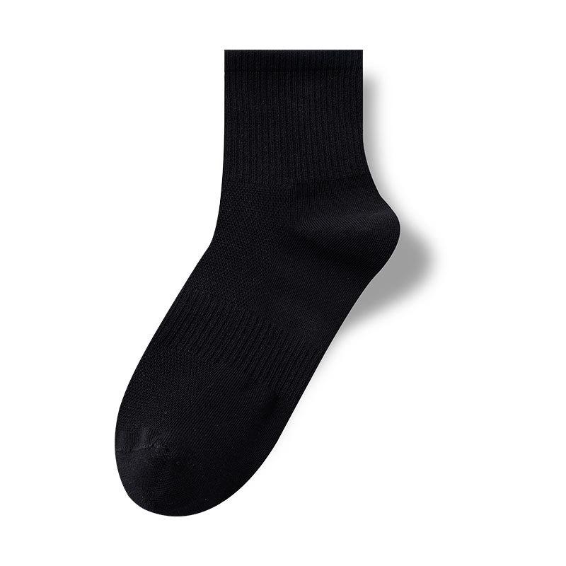 Female Spring and Summer Thin Style Pure Cotton Pure Color Mesh Stockings