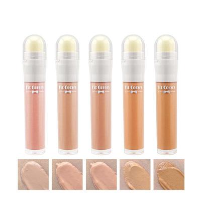 5-Color Mushroom Head Concealer Liquid Foundation Long-lasting Powdery Rotating Cushion Stick