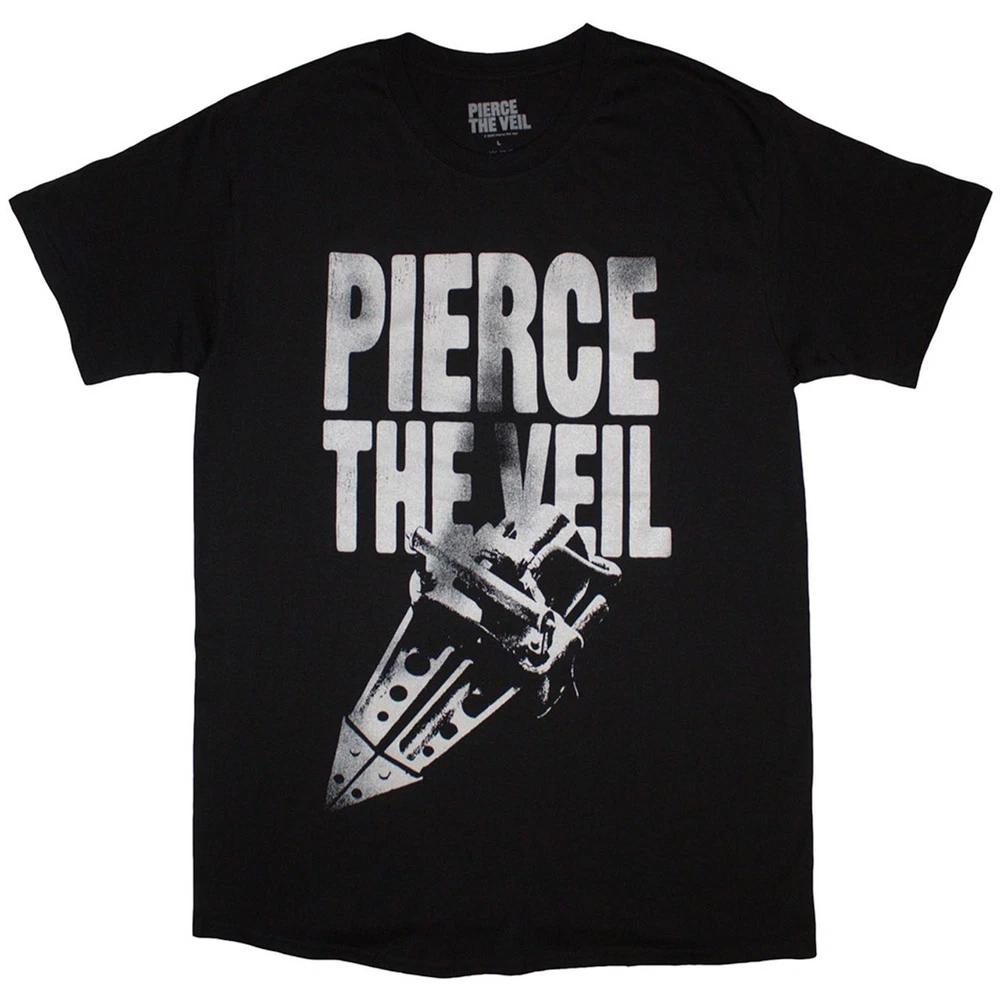 Pierce The Veil TShirt Big Text Band Official New Black S