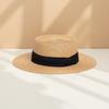 Bohemian Straw Hat With Wide Brim Summer Sunshade For Outdoor Women