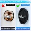 Car Silicone Door Latch Protective Cover Car Door Lock Latches Cover Protector Vehicle Ventilation Doors Locks Guard Stopper Set Universal Car