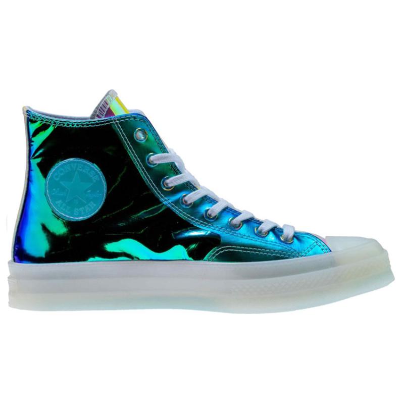 Converse Chuck Taylor All Star 70 Chuck Taylor All Star Hi Chameleon High Top Canvas Shoes Unisex Laser White